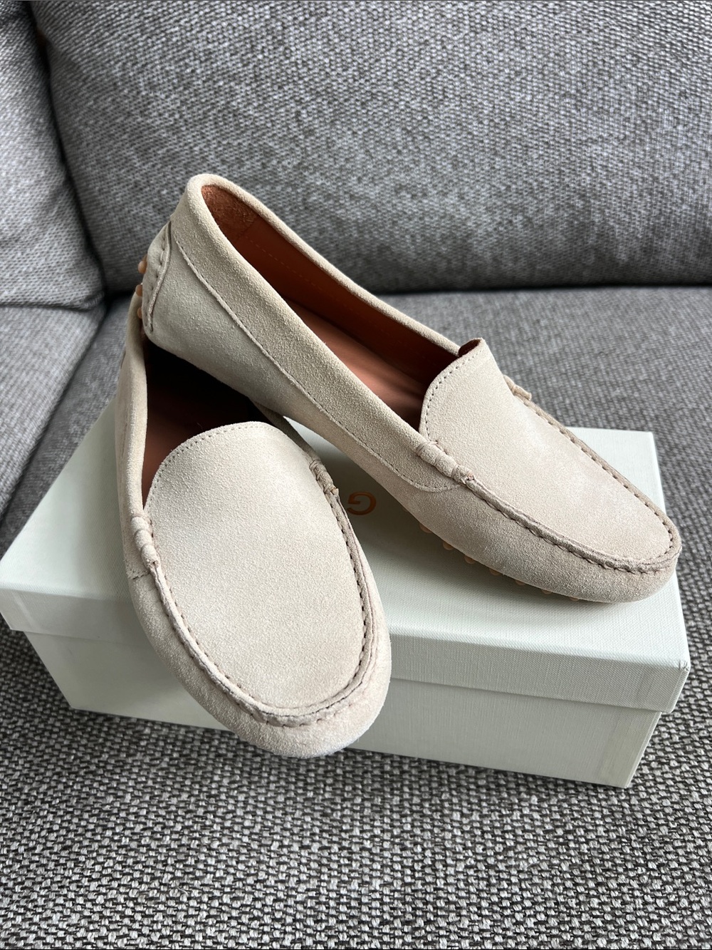 M.GEMI FELIZE SUEDE LOAFERS - NEW 
SIZE 38.5 or US 8